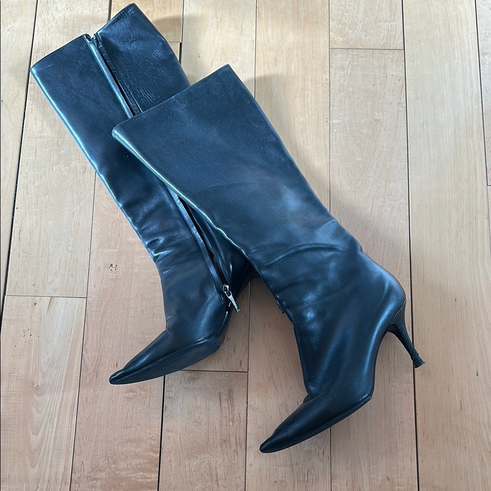 Dior knee high boots
